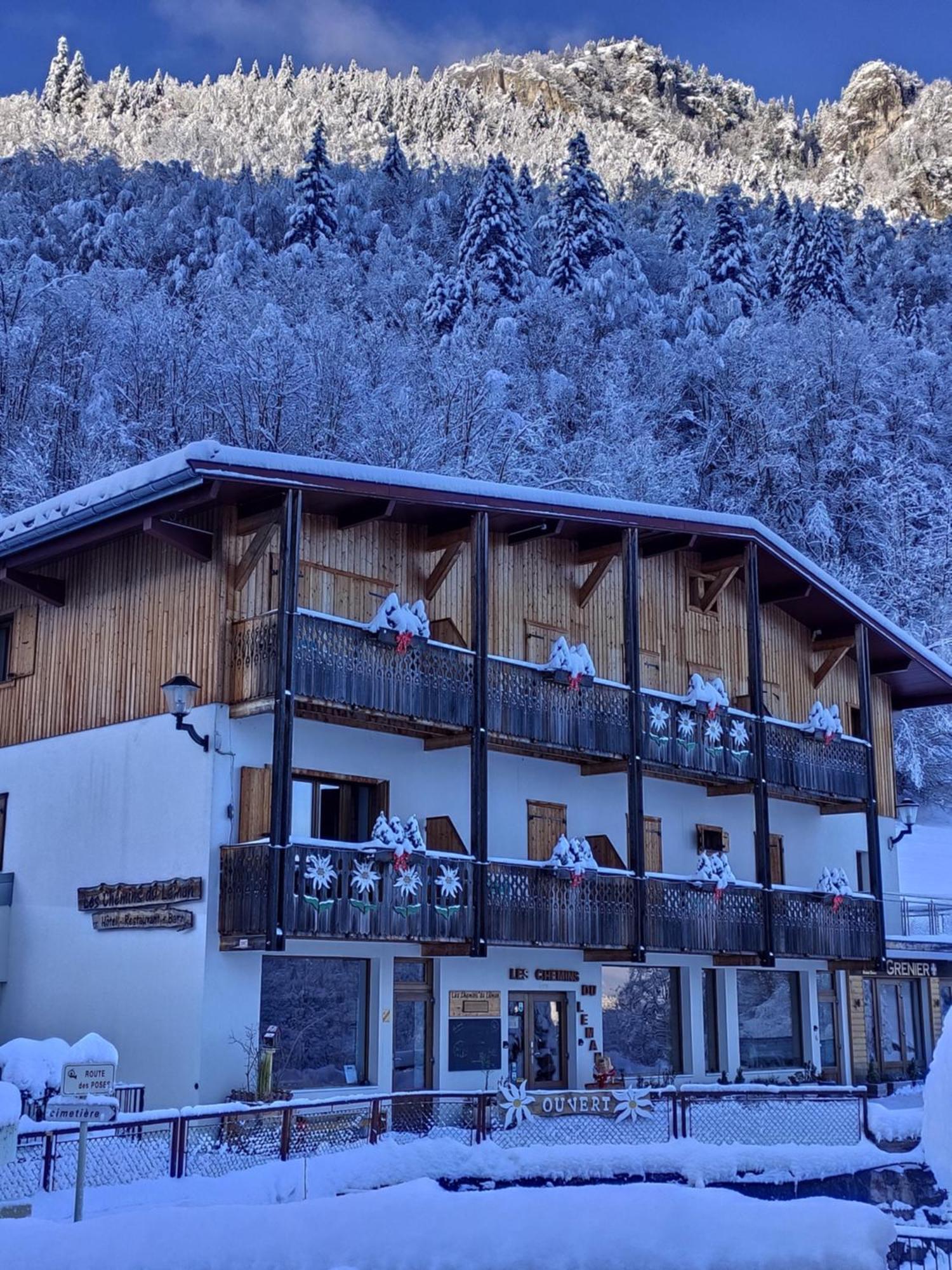 Les Chemins Du Leman Hotel Novel Exterior foto